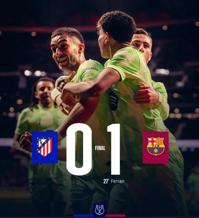 篮球-【国王杯】费兰·托雷斯制胜，巴萨1-0马竞决赛战皇马